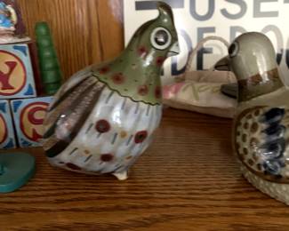 quail figurine