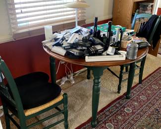 dining table with 2 chairs