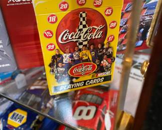 nascar coca cola playing cards