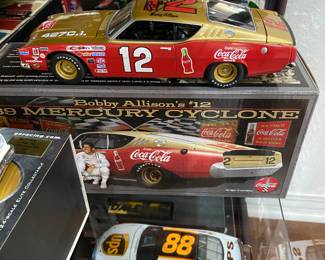 Bobby Allison
2009 University of Racing 1:24 CWC
#12 Coca Cola 1969 Mercury Cyclone - Autographed (5112)
OEM Autographed 