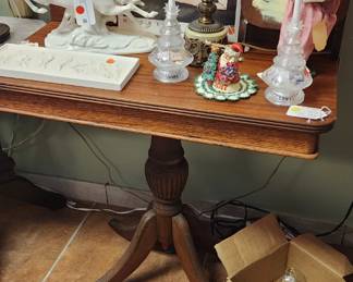 Antique Mahogany Game Table