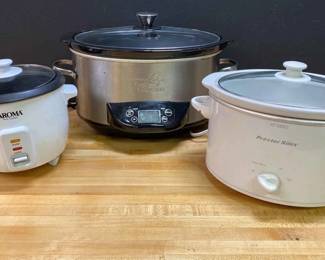 Crockpots And Rice Cooker
