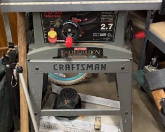 Craftsman 10 Table Saw, Tools More