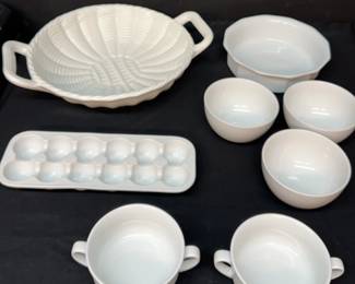 White Pillivuyt, Williams Sonoma And Lord Taylor Dishes