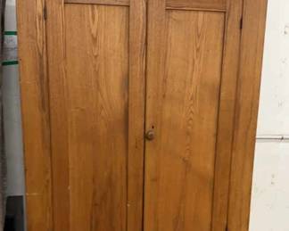 Antique Wood Wardrobe