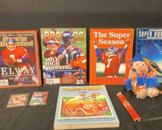 Denver Broncos Magazines, Collectible Cards, Etc