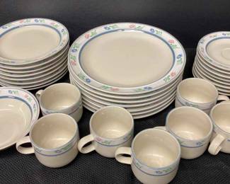 Tiensham Wild Flowers Stoneware Dinner Set