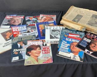 Vintage Presidential Magazines Newspapers