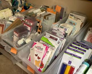 There are at least five thousand of these, new, for painting, stamping, embossing etc.