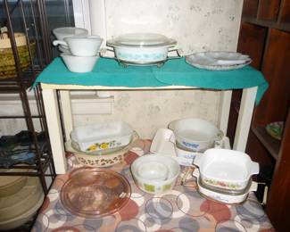 Correlle and Corning assorted designs