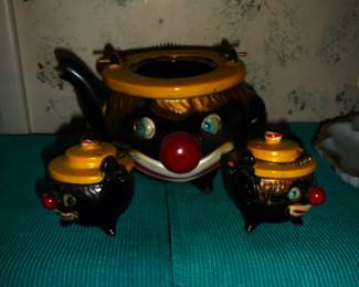 clown tea set Thames Teapot