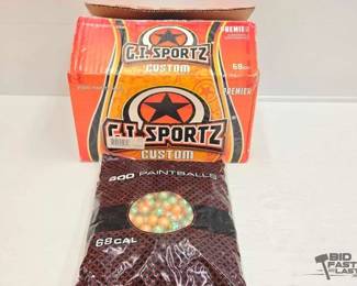 1606  Over 1500 G.I. Sportz 68cal PaintBalls American Flag