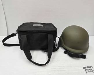 1668  Vism Ballstic Helmet and Bag