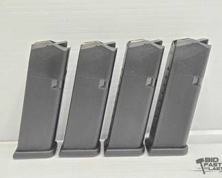1104  4 Glock 9mm 10rd Magazines