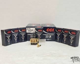 1504  NEW 1,326 CCI Rounds of 22LR Ammo