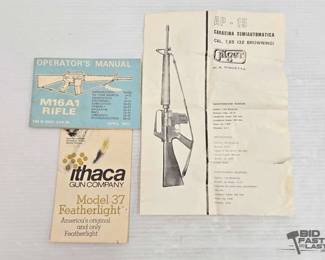 1634  Gun Operarors Manual  Paperwork