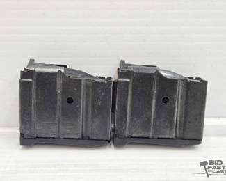 1110  2 Ruger 5rd Mini14 Magazines