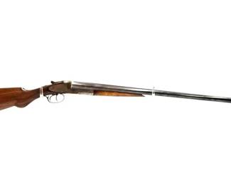 704  Hunter Arms 12ga Side by Side Double Barrel Shotgun