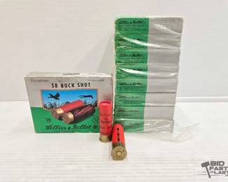 1442  100 Rounds of 12ga Buck Shot Shell Ammo