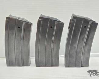 1242  3 Ruger Mini14 5.56NATO.223 Rem. 20rd Magazines
