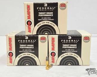 1510  NEW 975 Federal 22LR Ammo