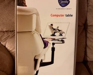 Computer table to attache to your chair or couch still in box