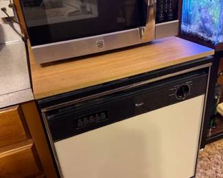Portable dishwasher and microwave