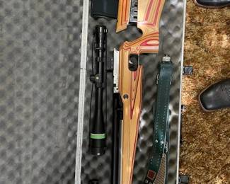Feinwerkbau Air Rife with scopeFeinwerbau Bushnell Elite