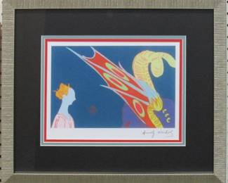 9044 - Renaissance Print by Andy Warhol 18.5 X 15.5
