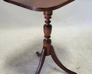 4230 - Early Duncan Phyfe Tilt Top Table 30 x 16 x 22

