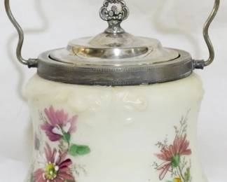 710 - Vintage Wave Crest Biscuit Jar 10"
