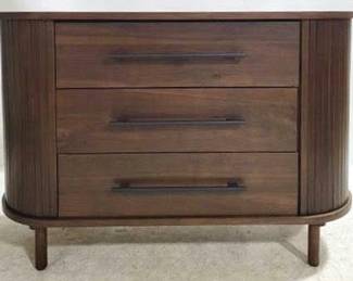 4154 - ECI Tambour side 3 Drawer Console 32 x 48 x 18
