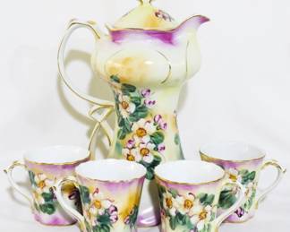 271 - Limoges 5 pc chocolate Set
