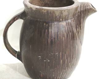 2104 - Large Pottery Handled Vessel 21 x 24 x 14
