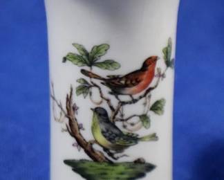6399 - Herend Rothschild Bird Vase 5"
