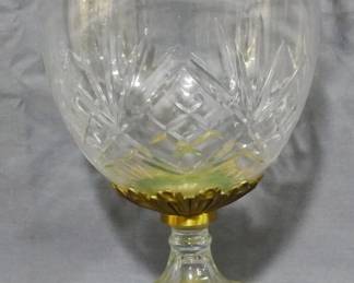 773 - Martin Benito Crystal Centerpiece 10.5"
