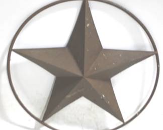 7127 - Metal Texas Star - 26" Round
