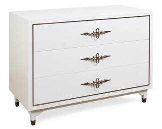4108 - Alden Parkes Allegra 3 drawer chest 34.75 x 48 x 22
