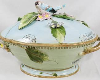 1067 - Fitz and Floyd Soup Tureen 10x14x8
