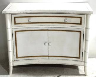 2229 - B G Industries Ashton Double Door Server Bamboo, inverted bow front 35 x 42 x 19
