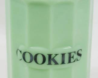 1138 - Jadeite Cookies Container 7"
