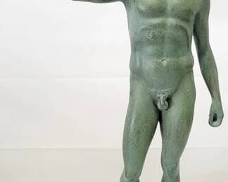 4258 - Alva S E Ylanbekov Resin Caesar Sculpture 21" repairs to hand
