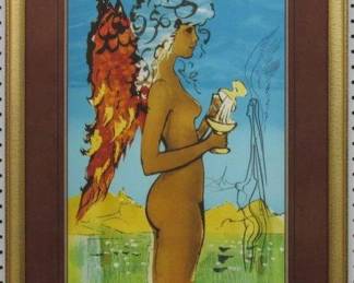 9011 - Loves Promise Giclee by Salvador Dali 22 X 28
