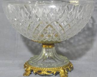 1037 - Martin Benito Design Centerpiece 9.5x12 Base glued on Brass ormolu
