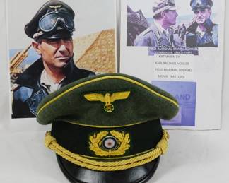 4 - Karl Michael Vogler Hat from "Patton" Used in Film "Patton" (Field Marshall Rommel)
