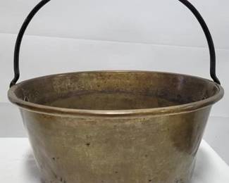 4264 - Early Brass Bucket 14 x 14
