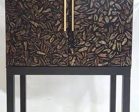 4105 - Alden Parkes Double Door Bar Cabinet 66 x 34 x 20
