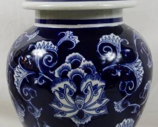 1169 - Blue & White Ginger Jar 18"
