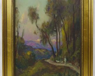 1224 - Elliot Clark "India Looking Into Tibet" 20.5x16
