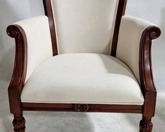 4179 - Butler Specialty Mahogany Frame Arm Chair 35 x 25 x 19
